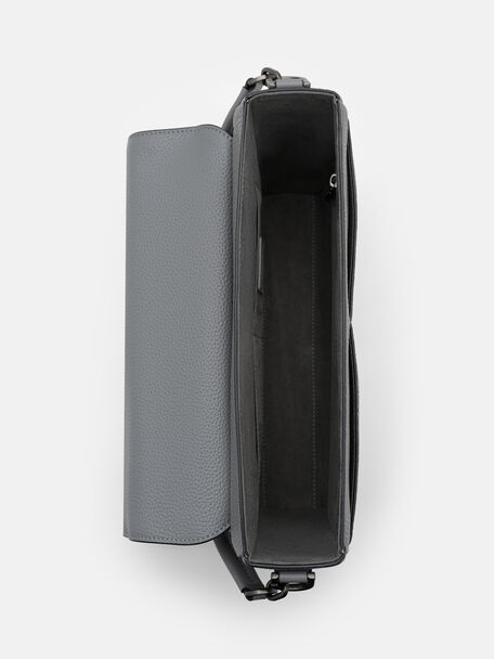 Patrice Tumbled Leather Messenger Bag, 