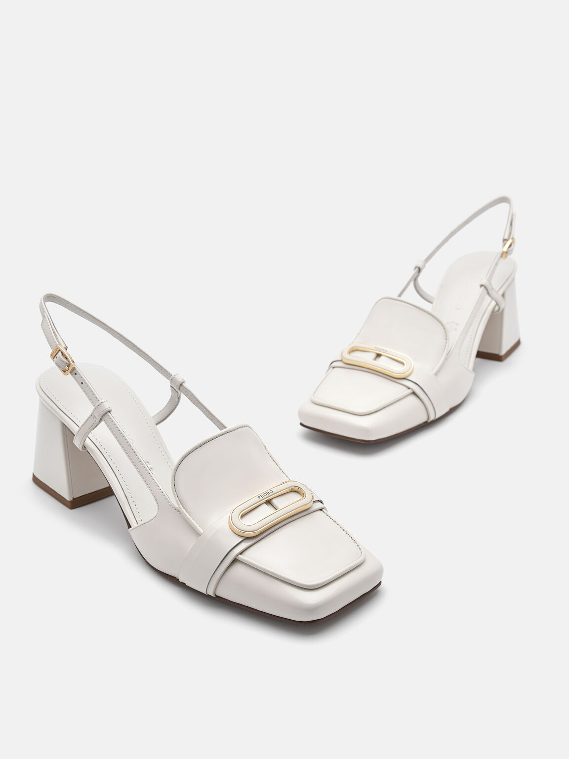 PEDRO Studio Leather Heel Pumps, 