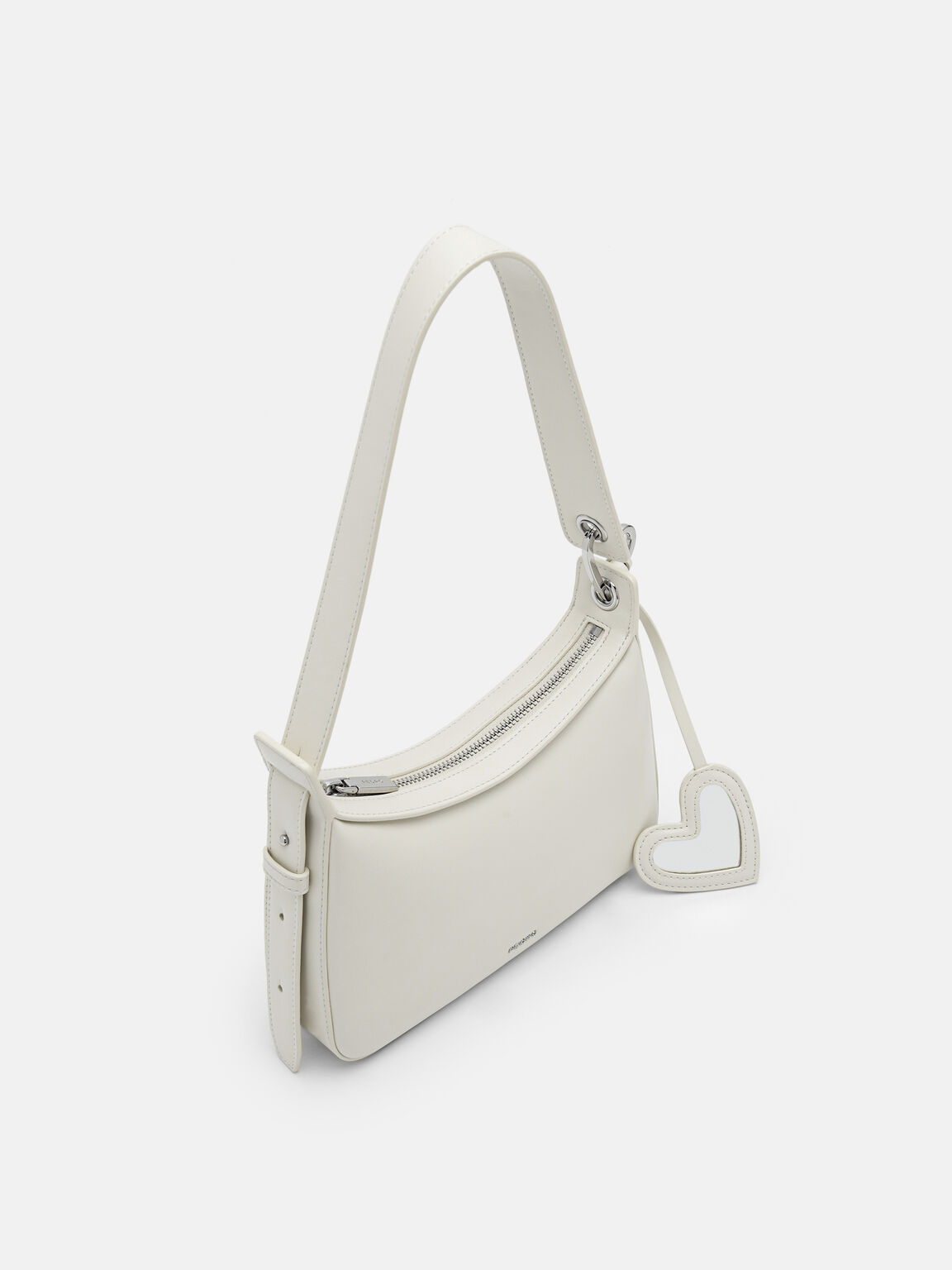 Heartlink Shoulder Bag, Chalk