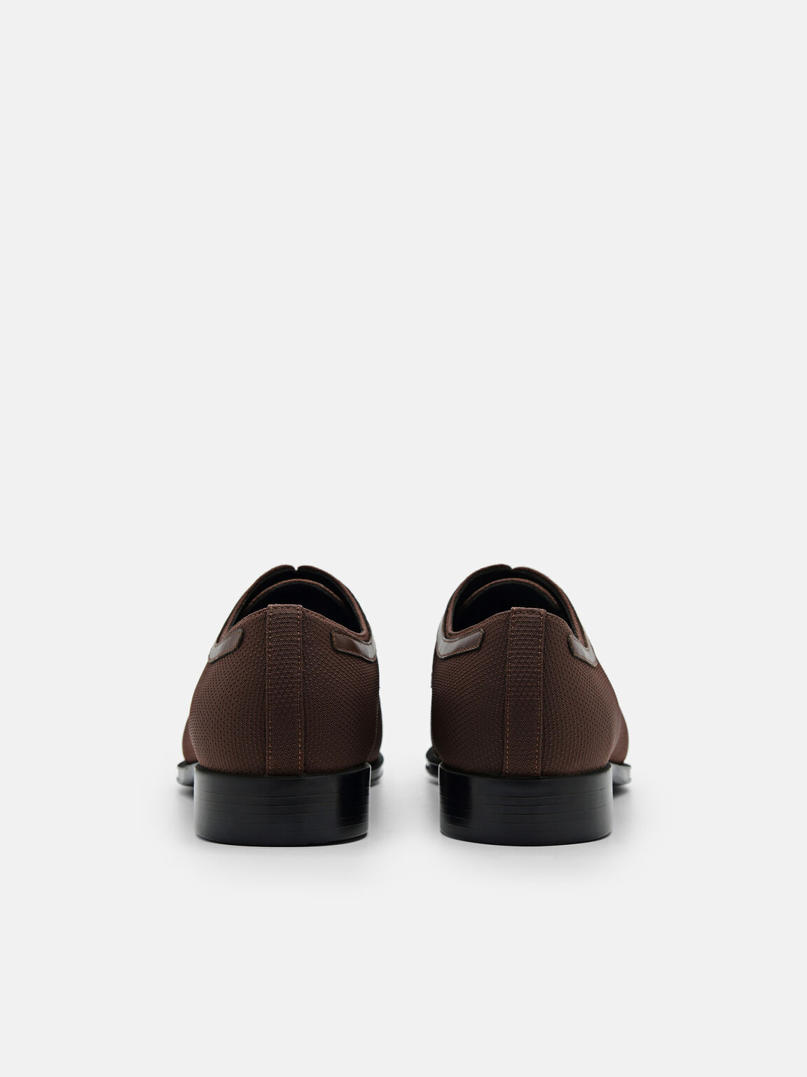 Nylon and Leather Derby Shoes, 