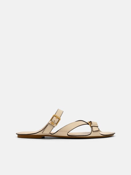 Sandal Selop Tali Kulit, 