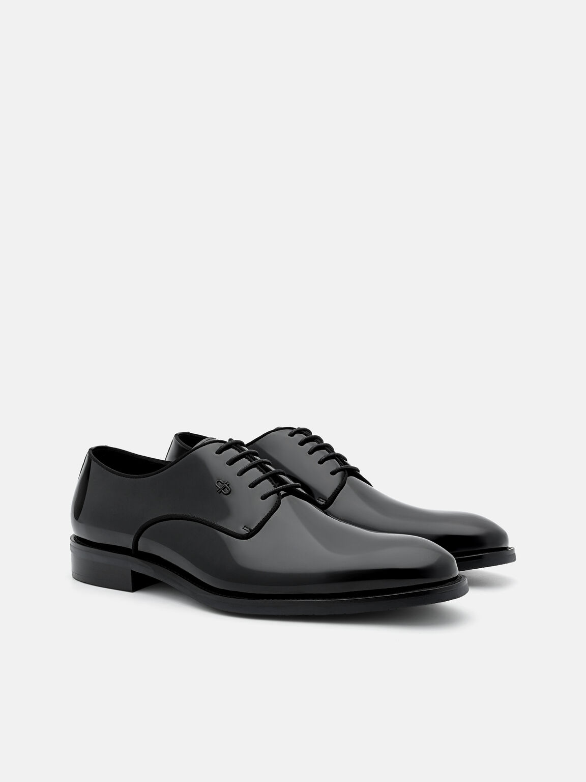 Patent Leather Derby Shoes, , hi-res