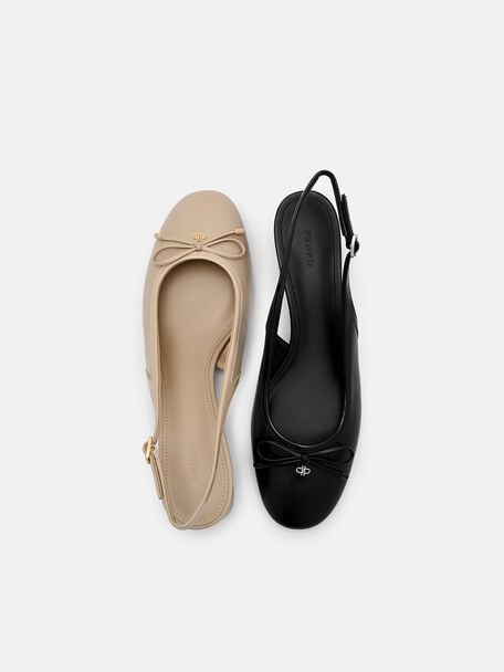 Sepatu Pumps Mary Jane Kulit Anna, 