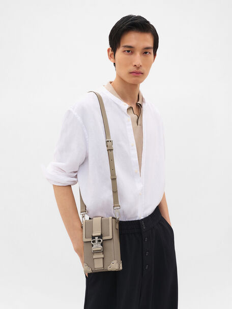 Tex Leather Sling Bag, , hi-res