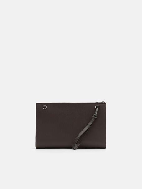 Saffiano Leather Portfolio Bag, 