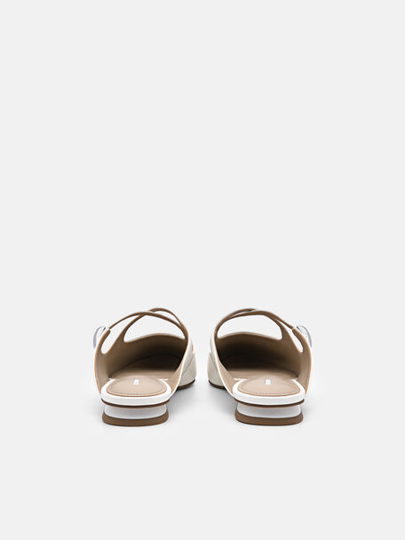 PEDRO Icon Leather Heel Sandals, Black