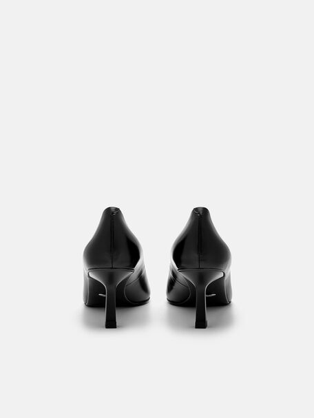 PEDRO Icon Leather Heel Sandals, Black PEDRO Icon Leather Heel Sandals, Black