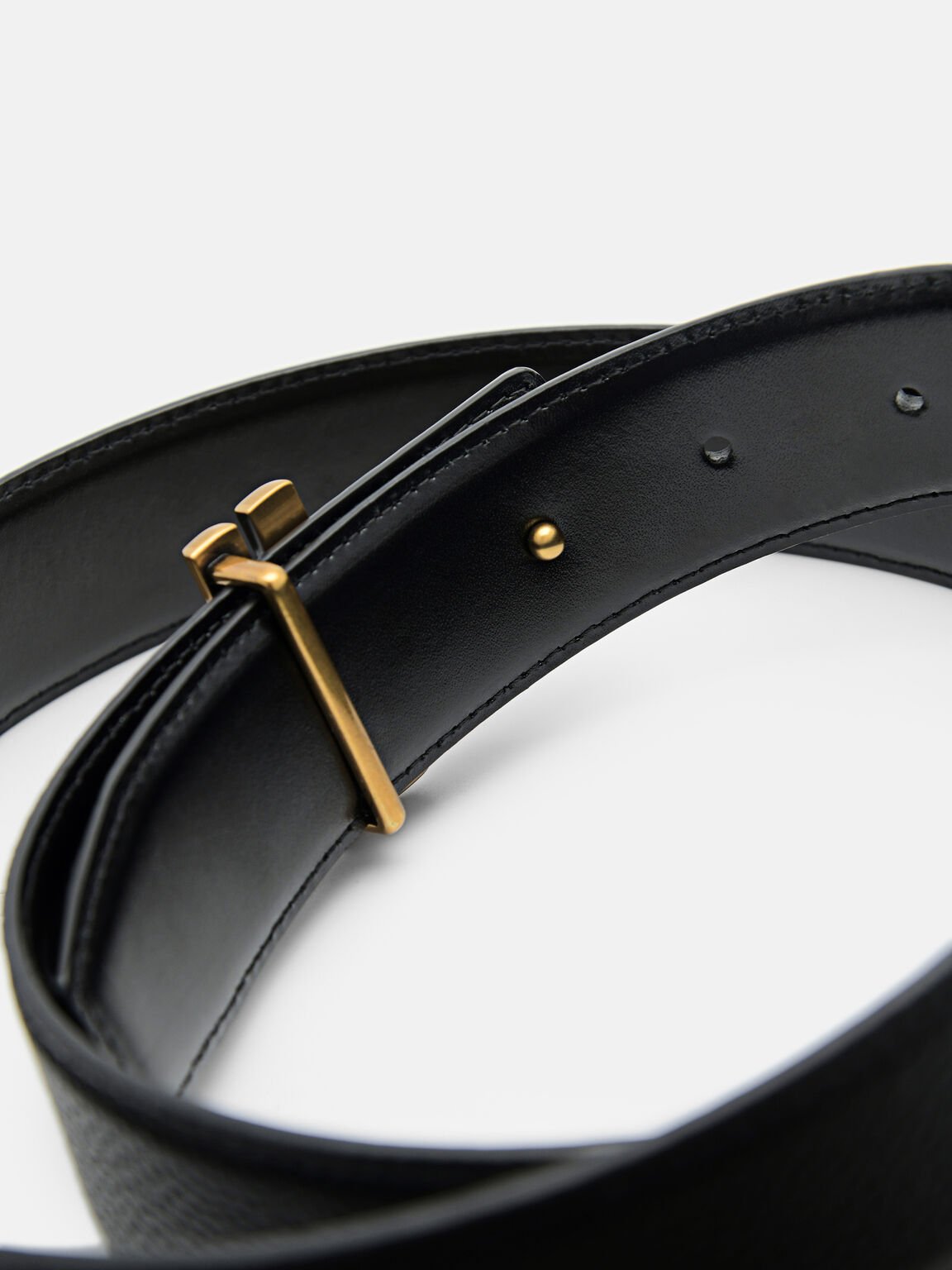 PEDRO Icon Leather Reversible Tang Belt, 