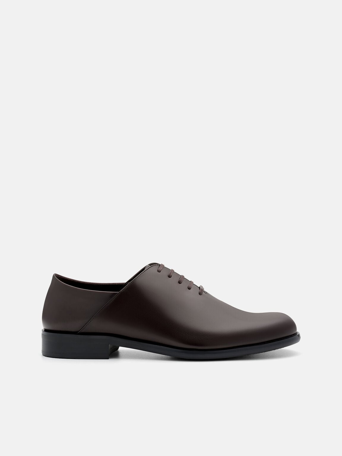 Burnished Leather Oxford Shoes, , hi-res