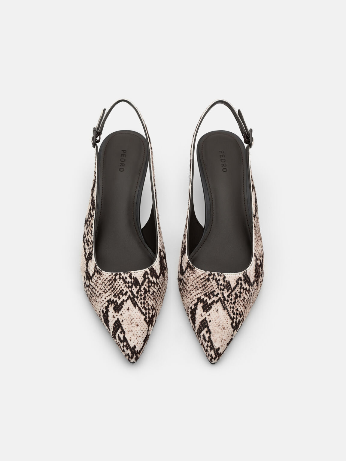 Sepatu Pumps Slingback Wedge Kulit Adena, , hi-res