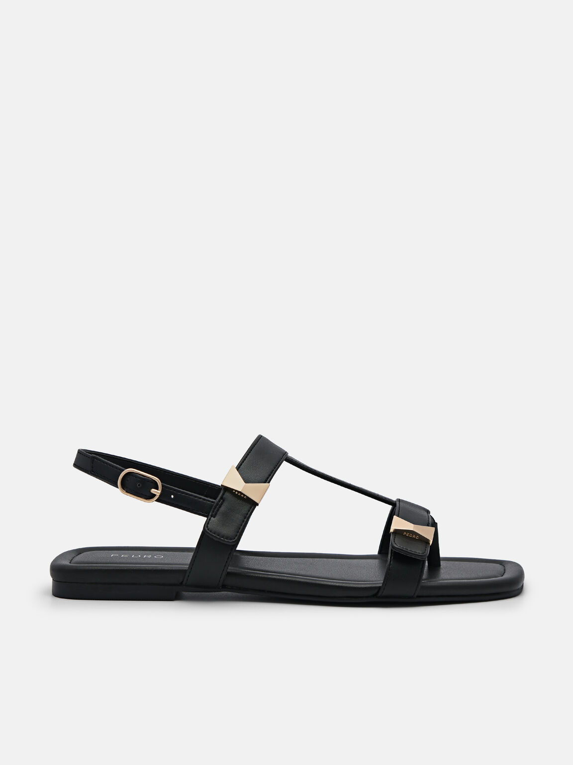 Marion Thong Sandals, Black, hi-res