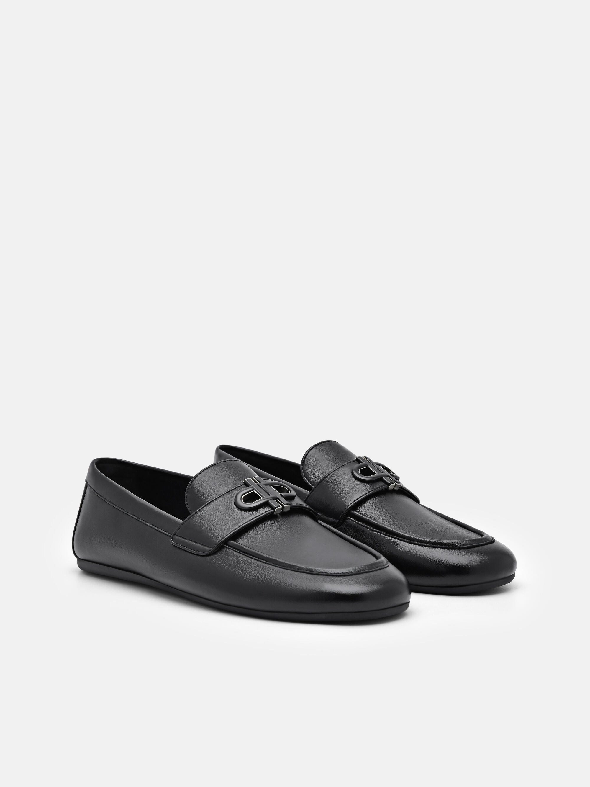 PEDRO Icon Leather Loafers - Black - PEDRO ID