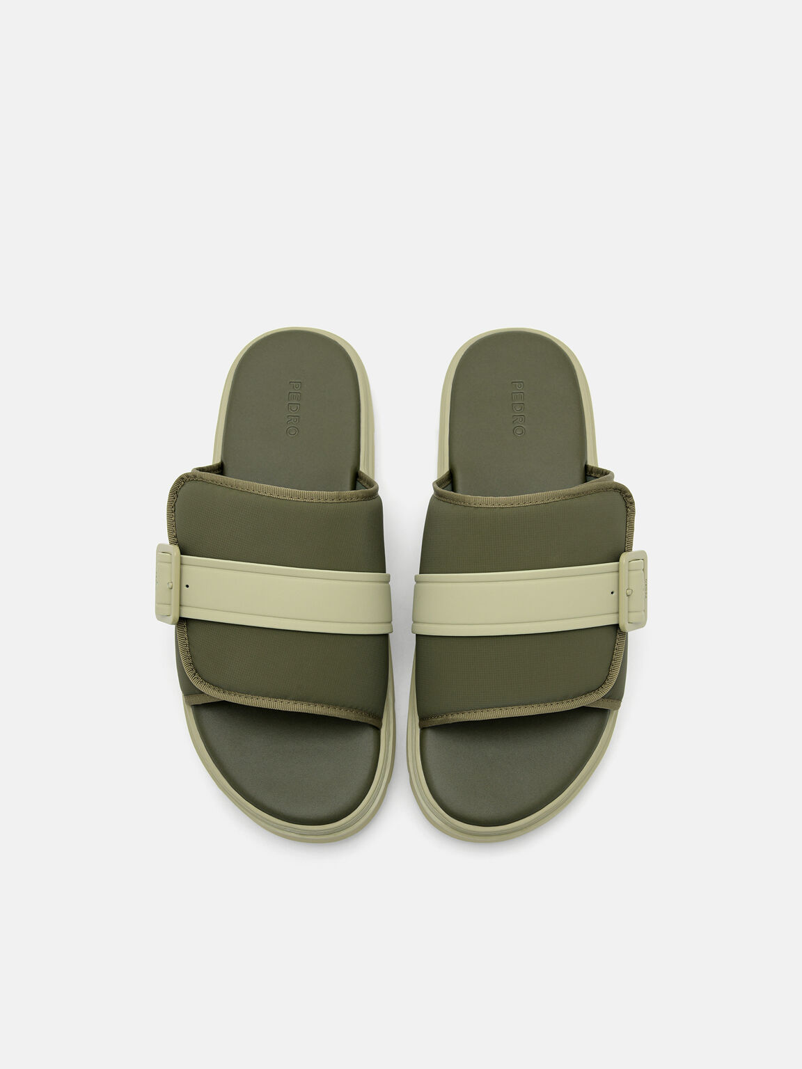 Fabric Slide Sandals, 