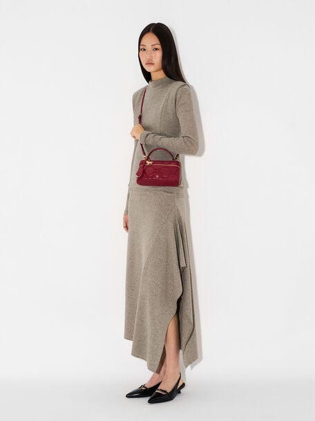 Ari Leather Quilted Shoulder Bag, , hi-res