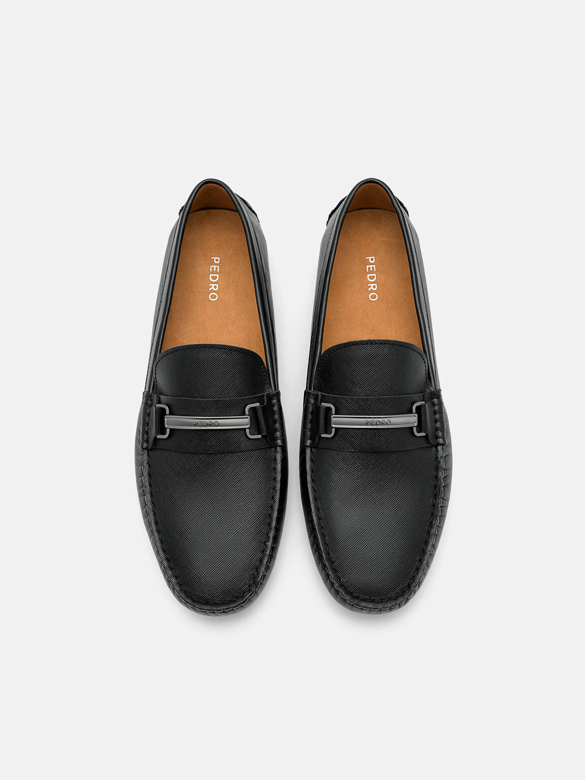 Sepatu Driving Kulit Horsebit, 