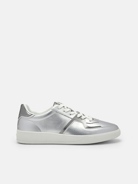 Women's PEDRO Icon Fleet Sneakers, Silver, hi-res