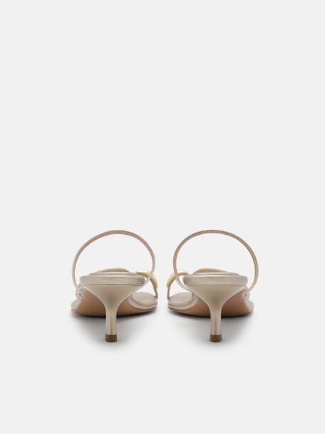 Lia Leather Heel Sandals, , hi-res
