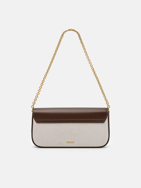 Tas Selempang Kulit Rantai, 