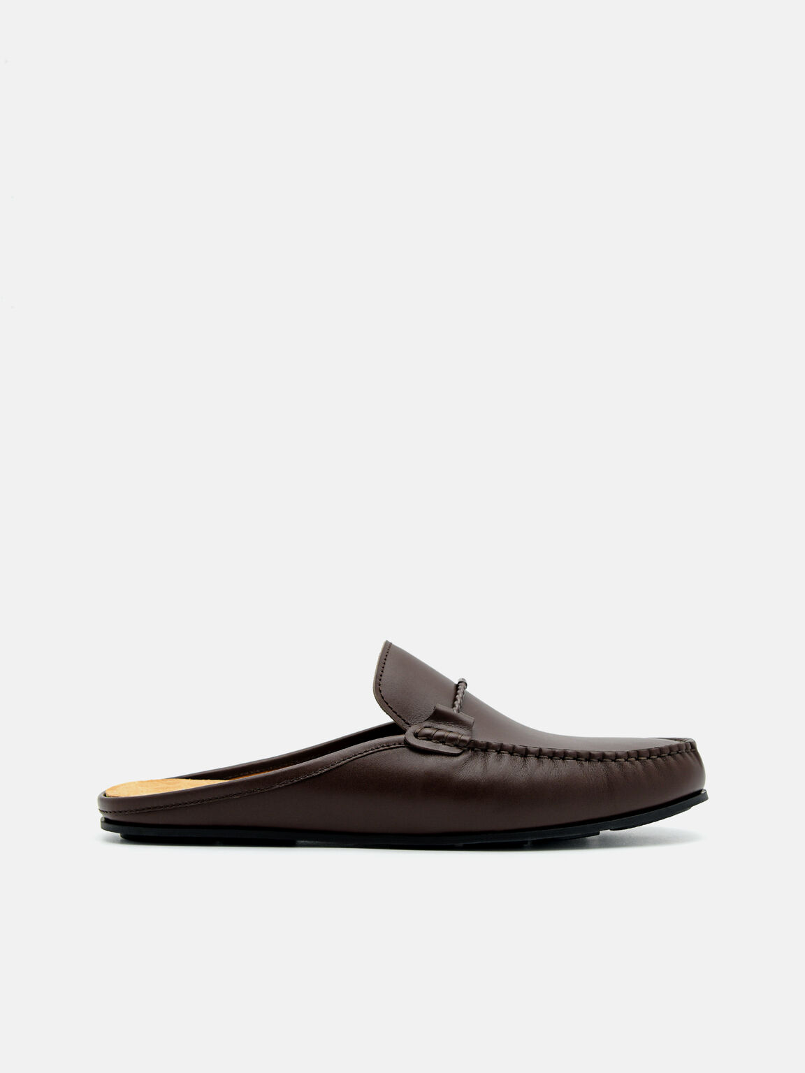 Hawser Leather Slip-On Driving Shoes, Dark Brown, hi-res
