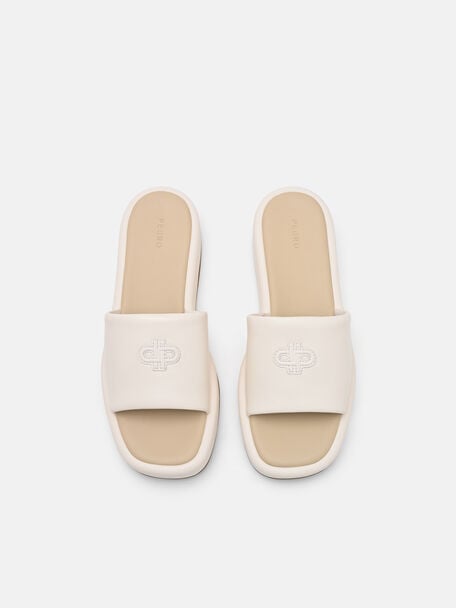 Sandal Wedges Kulit, , hi-res