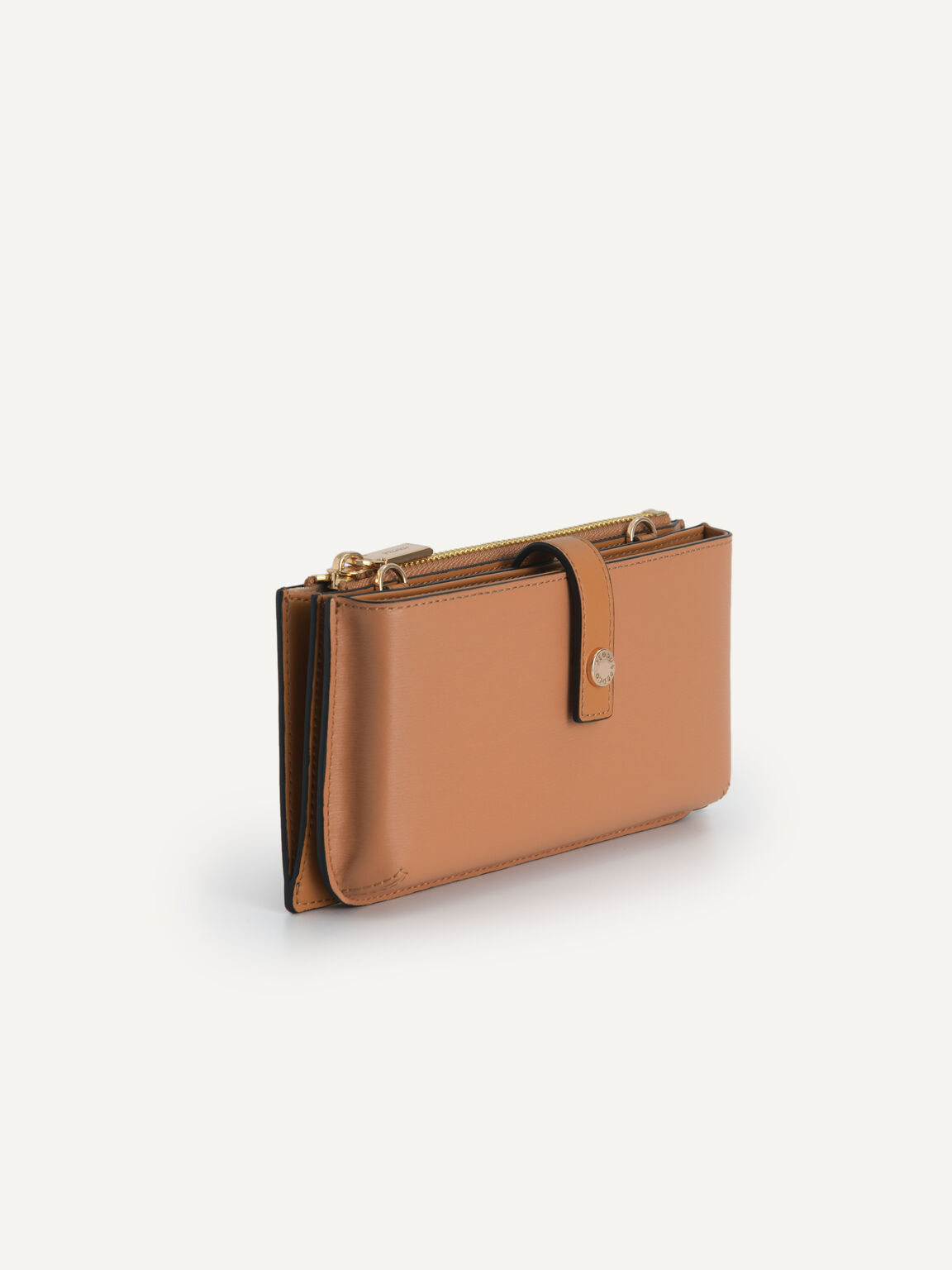 Textured Leather Phone Pouch, 