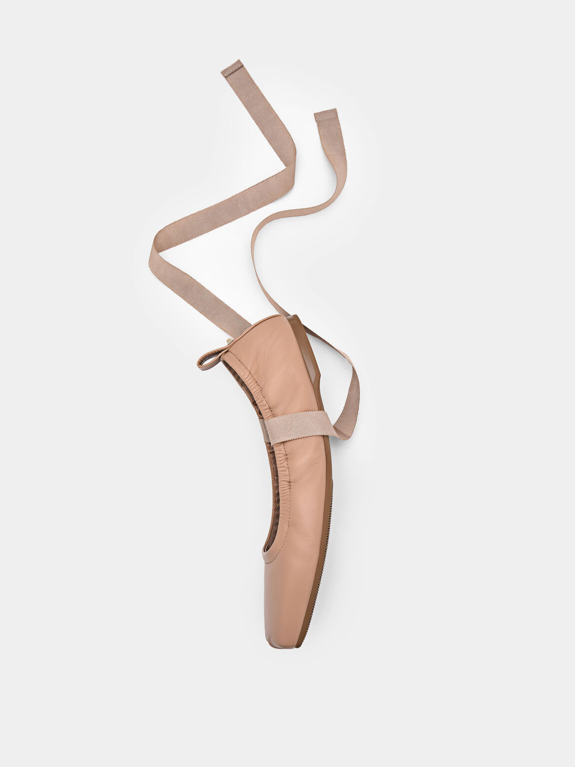Lexa Leather Ballerina Flats, 