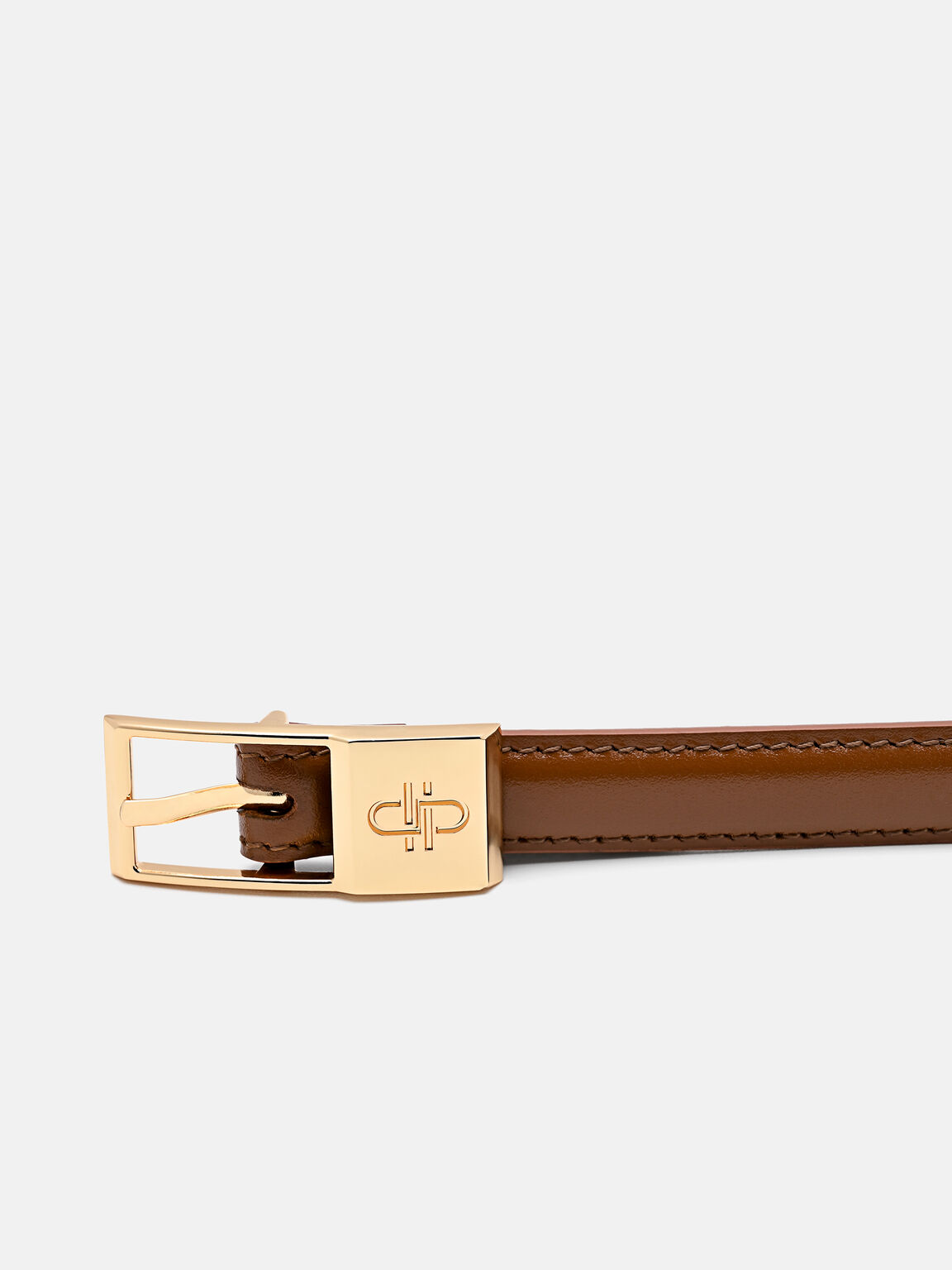 Leather Pin Belt, , hi-res