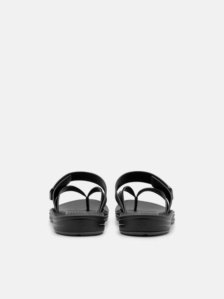 PEDRO Icon Leather Heel Sandals, Black