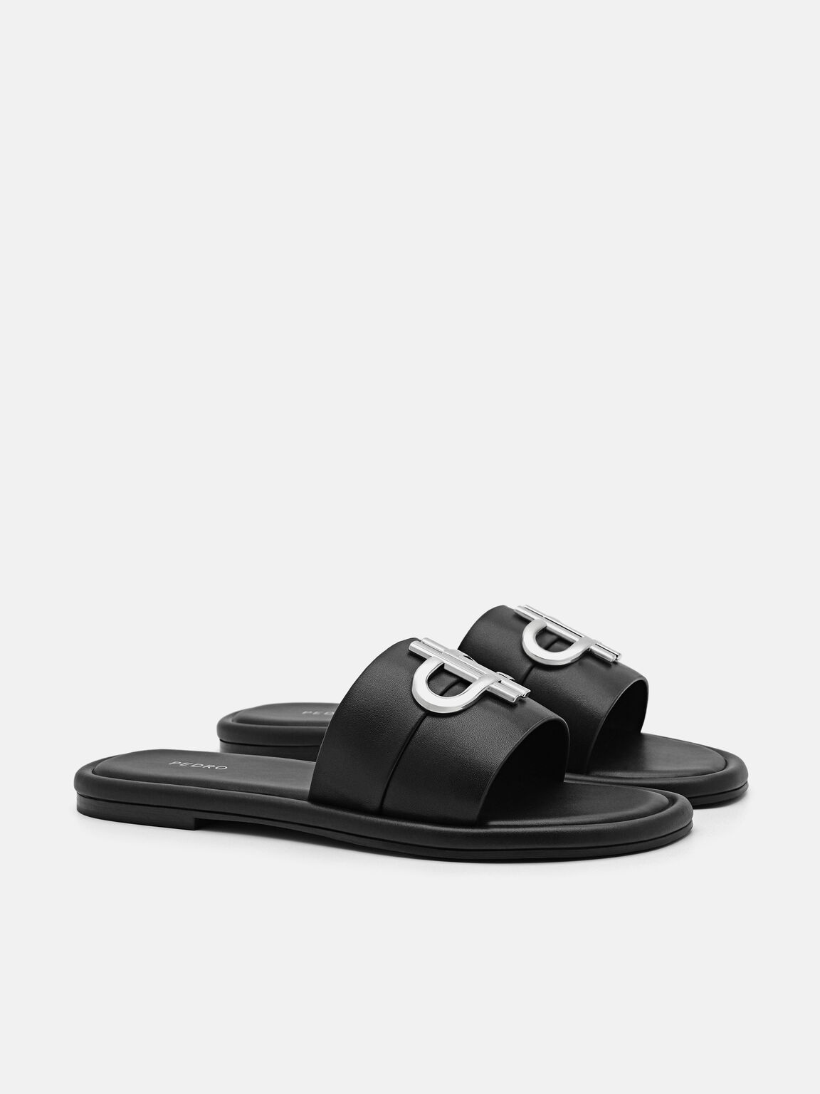 PEDRO Icon Leather Slide Sandals, 