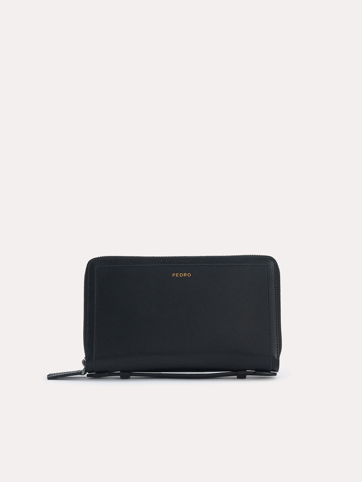 Dompet Perjalanan Kulit Bertekstur, 
