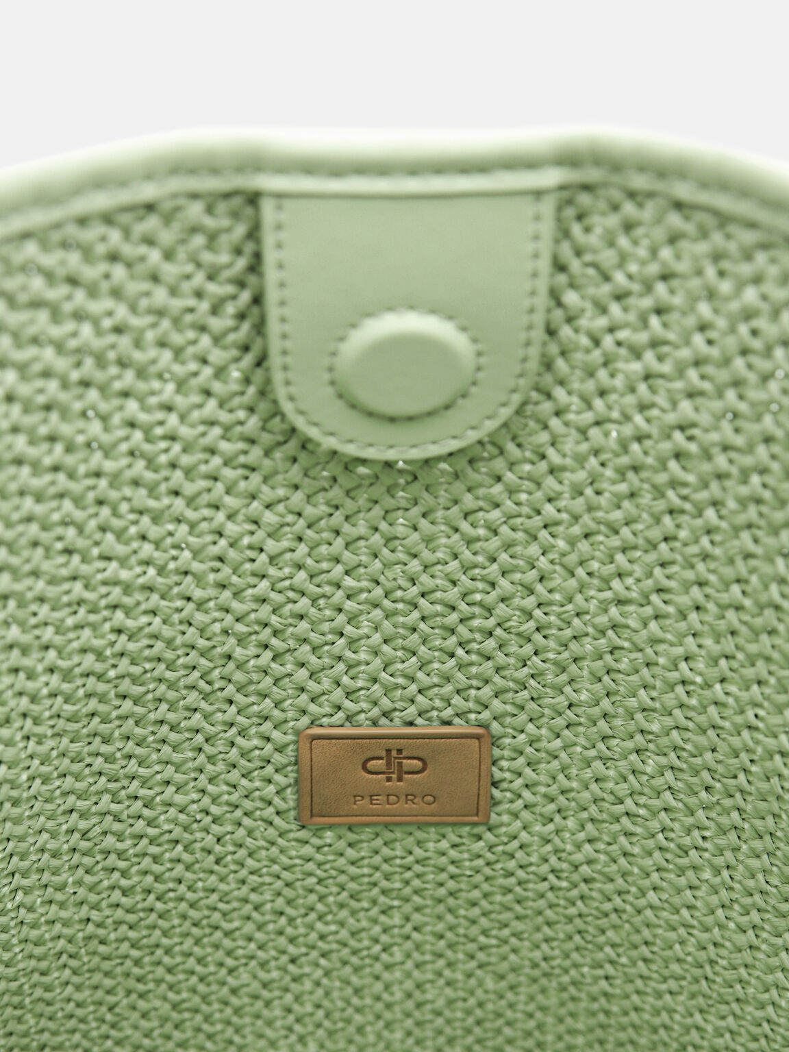 Tas Bahu Raffia Oversized PEDRO Icon, , hi-res