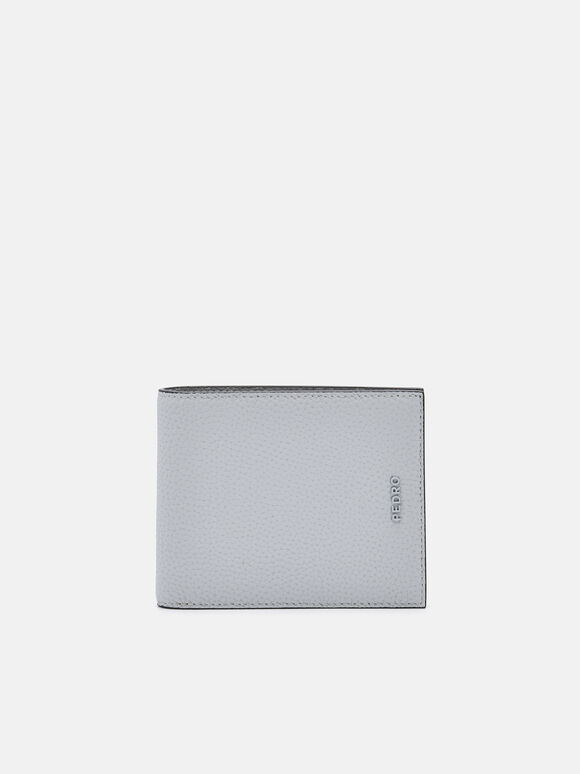 Embossed Leather Bi-Fold Wallet with Insert, 