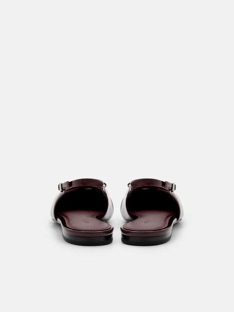Sepatu Flat Slingback Kulit Jeanine, , hi-res