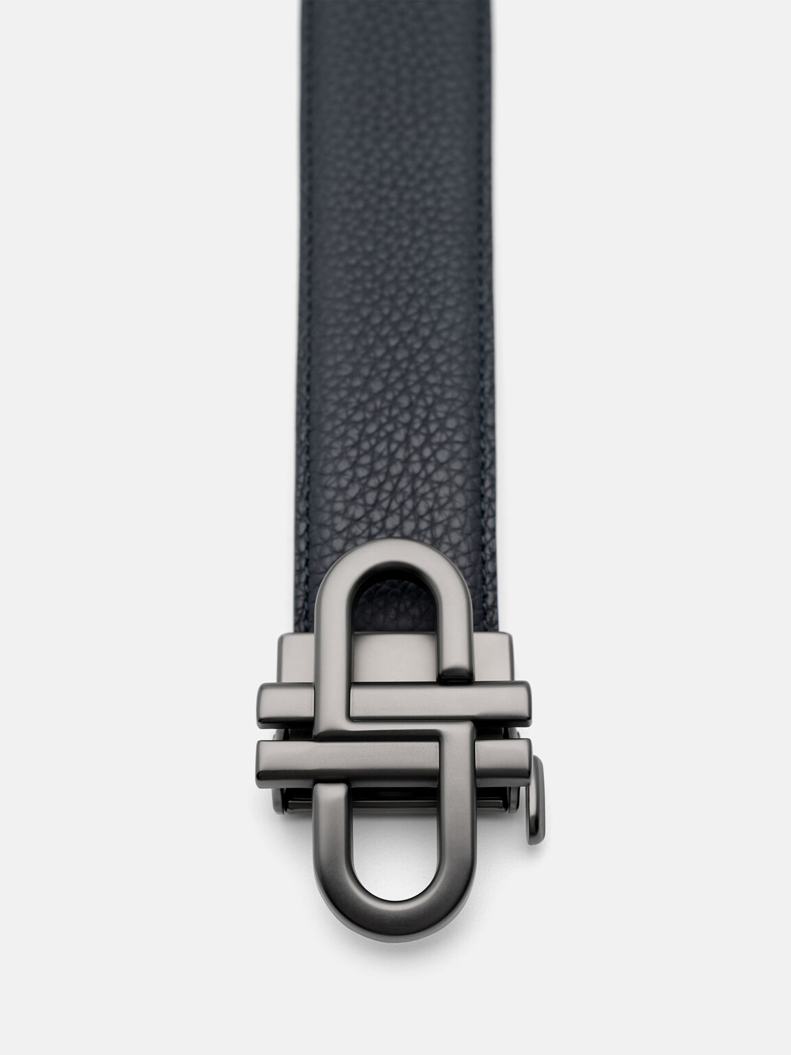 Tumbled Leather Automatic Belt, 