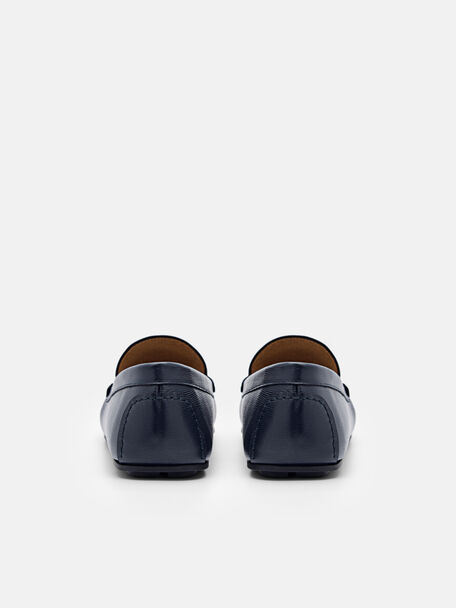 PEDRO Icon Leather Heel Sandals, Black
