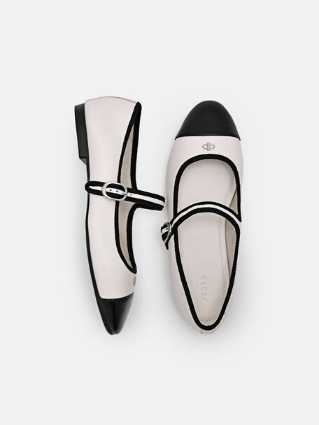 PEDRO Icon Leather Heel Sandals, Black