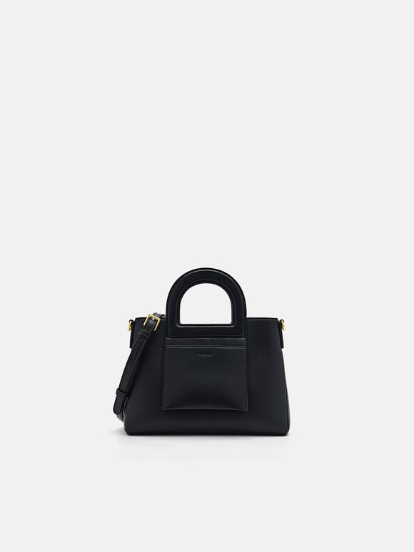 Edita Handbag, Black, hi-res