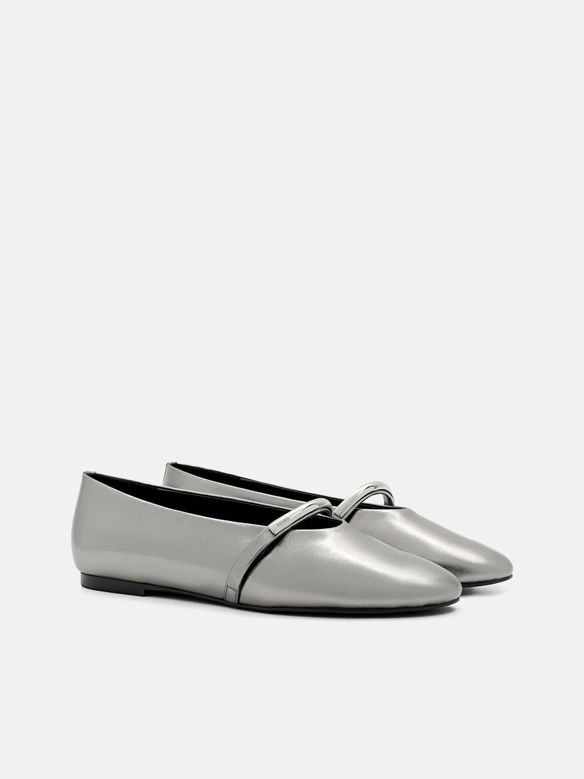 Lia Leather Ballerina Flats, , hi-res