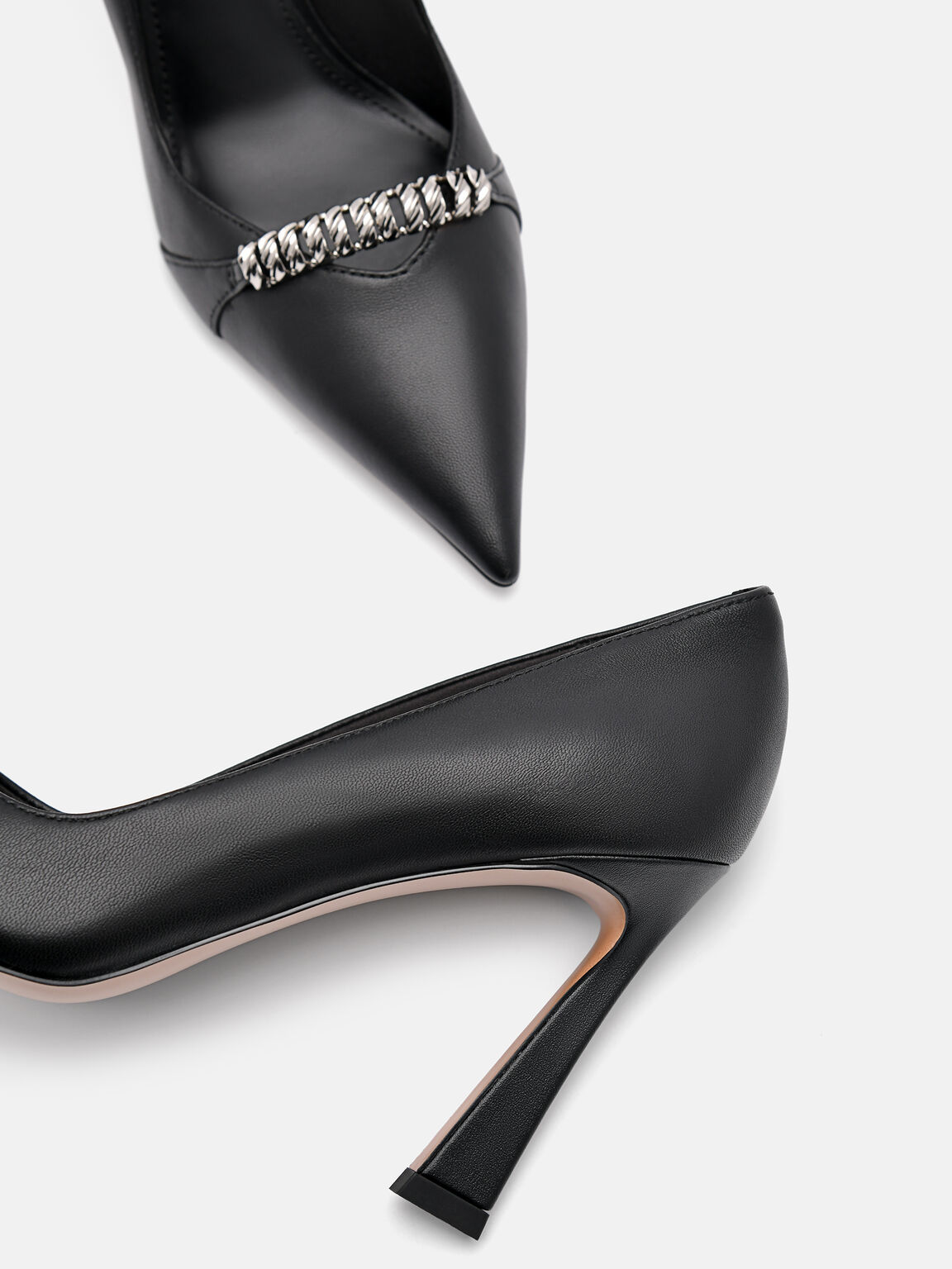 Mia Leather Heel Pumps, 