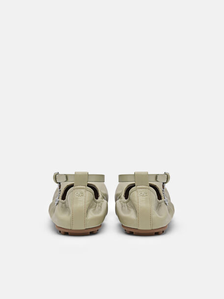 PEDRO Icon Leather Heel Sandals, Black