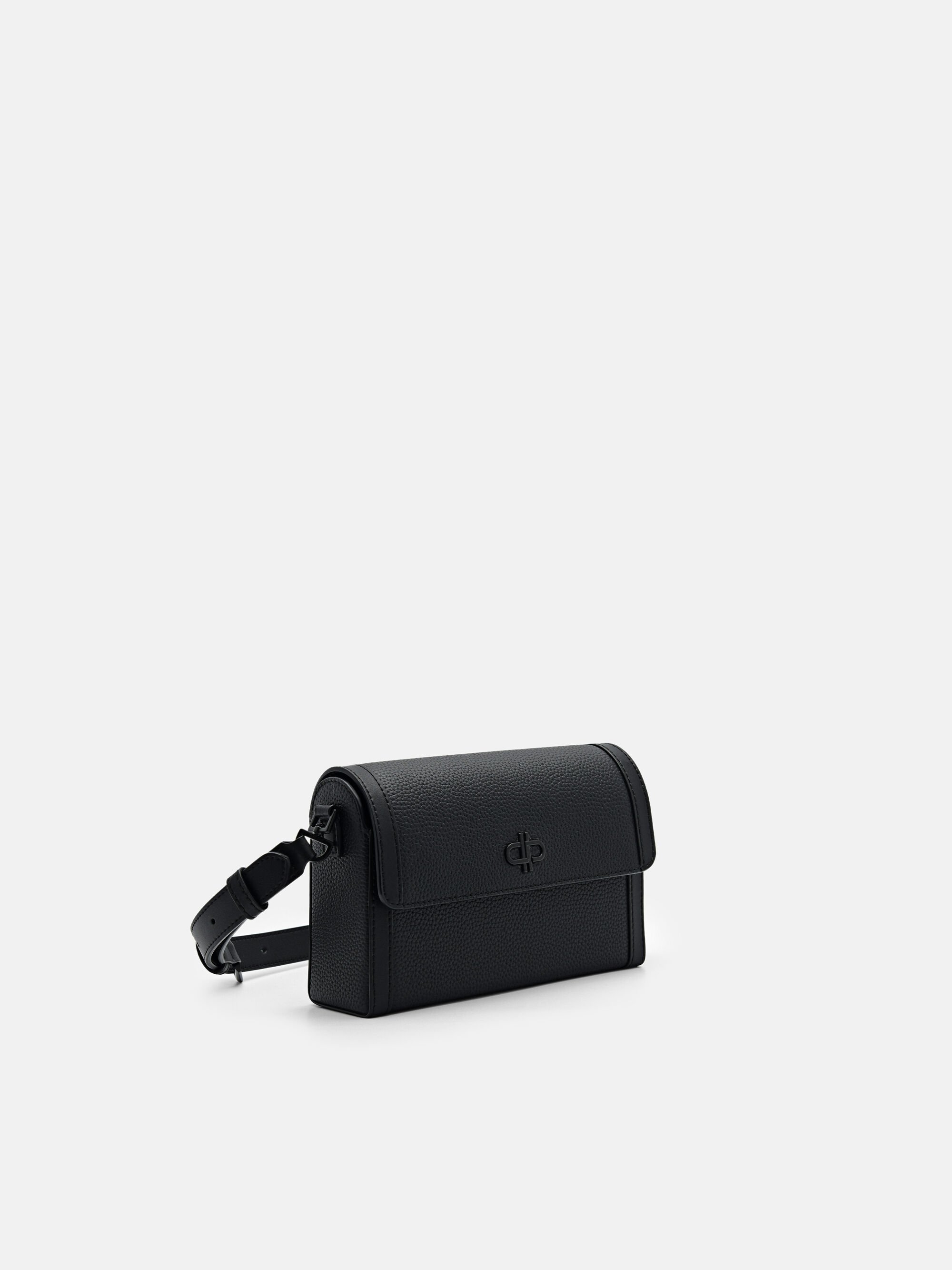 台湾 PEDRO PEDRO Icon レザー ショルダーバッグ Black PEDRO Icon Leather Sling Bag - PEDRO ID
