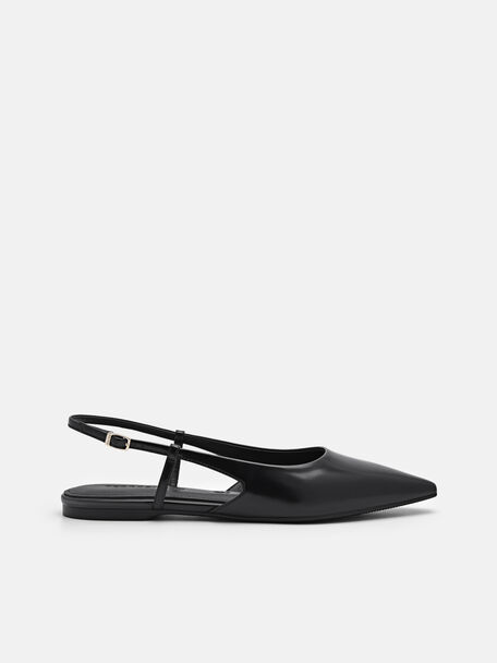 PEDRO Studio Loral Slingback Flats Kulit, , hi-res