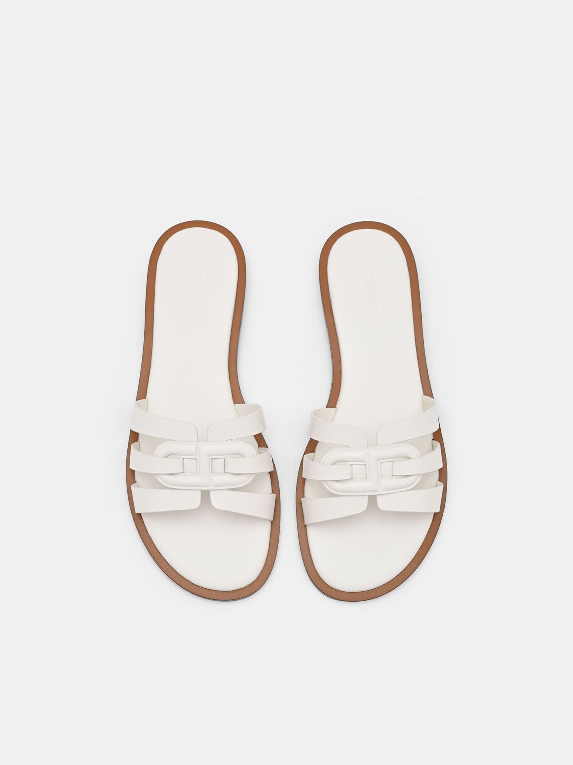 Carmel Sandal Slide Kulit, , hi-res