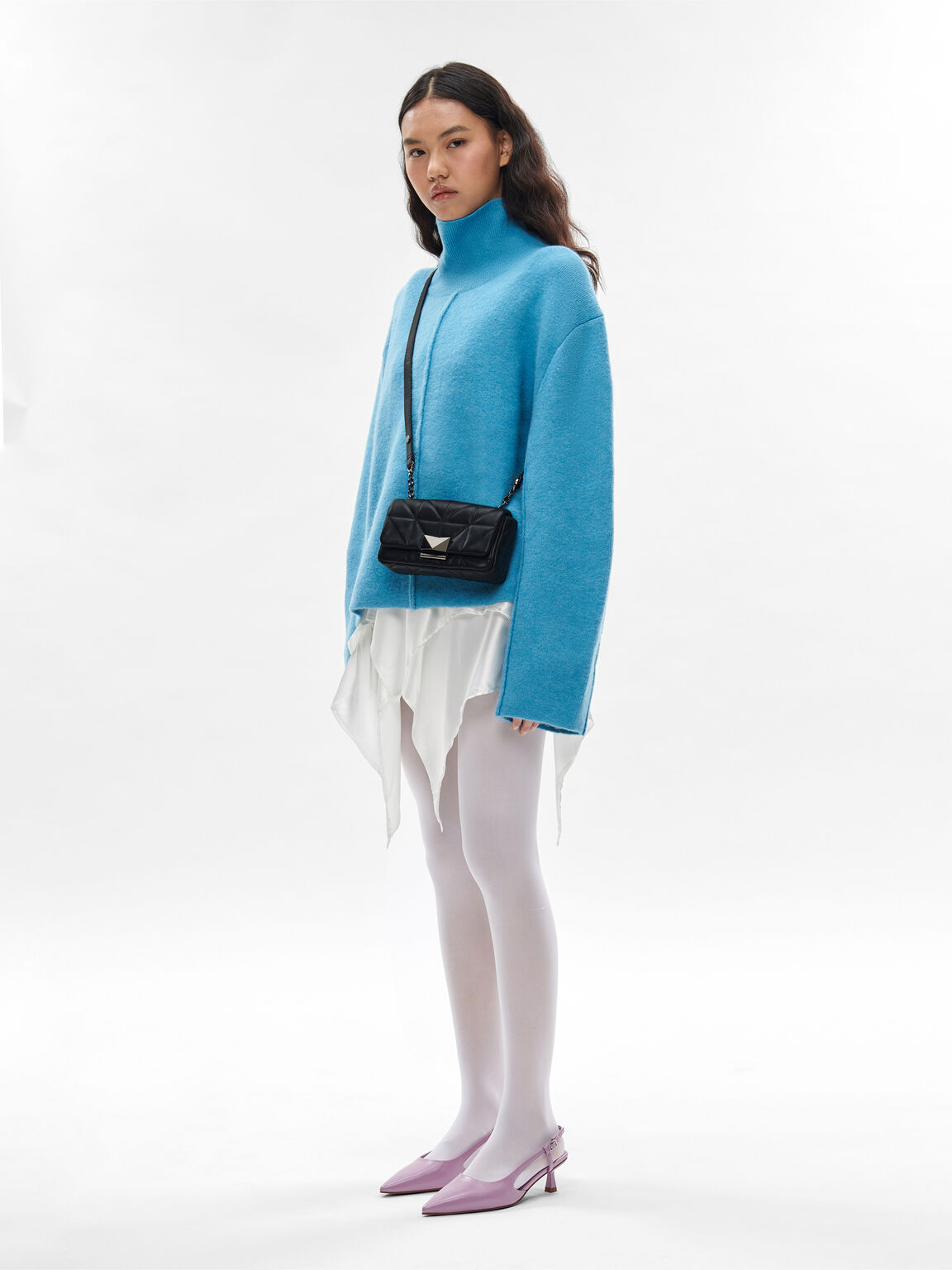 Tas Bahu Mini Kulit Pixel PEDRO Studio, 