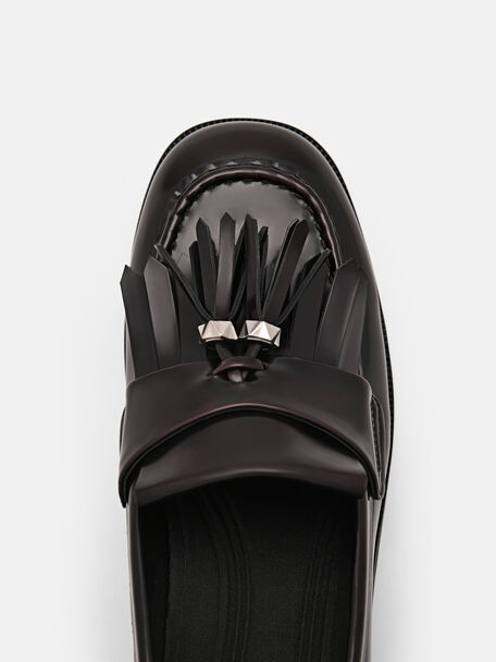 PEDRO Icon Leather Heel Sandals, Black