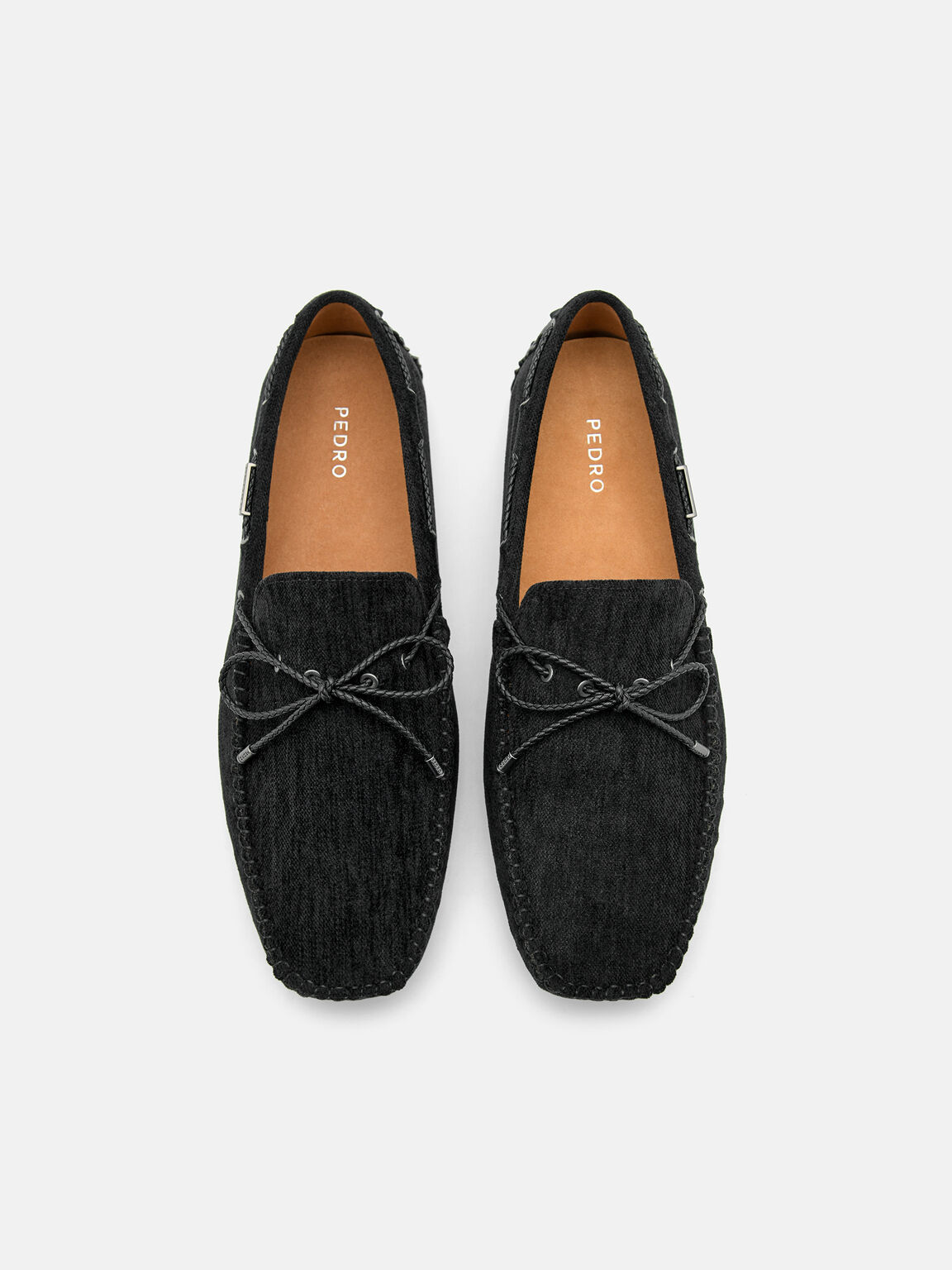 Sepatu Driving Pita Corduroy, 