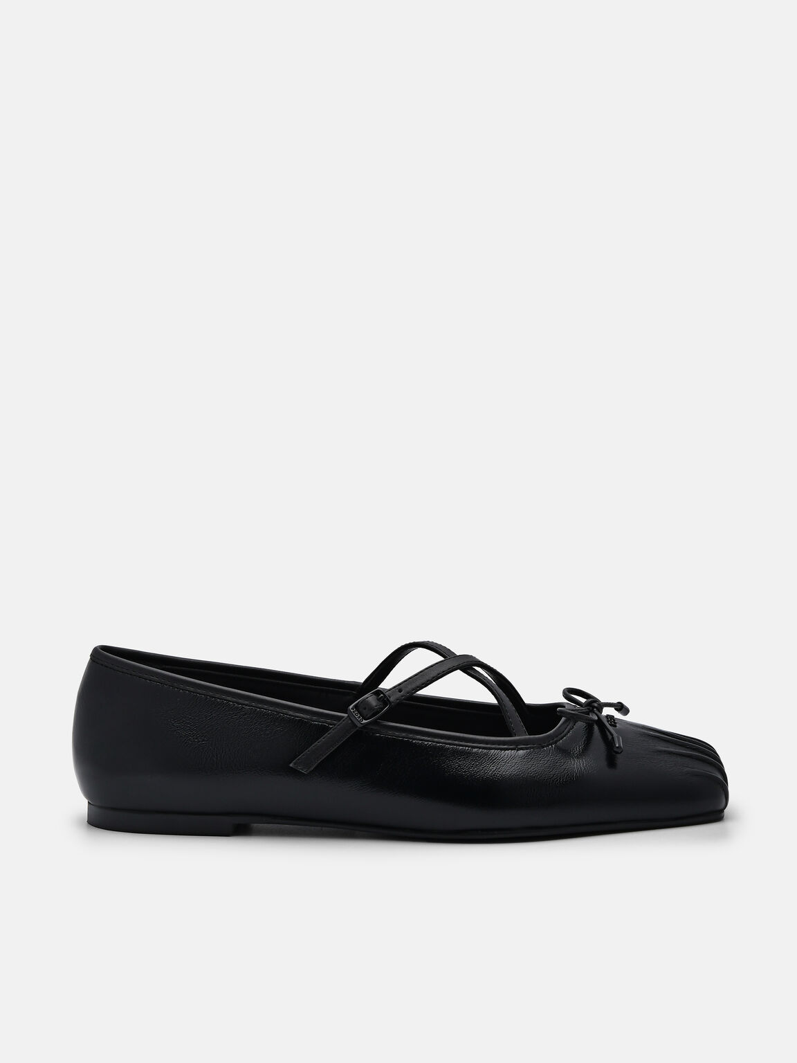 Sepatu Flat Balerina Kulit Nica, , hi-res