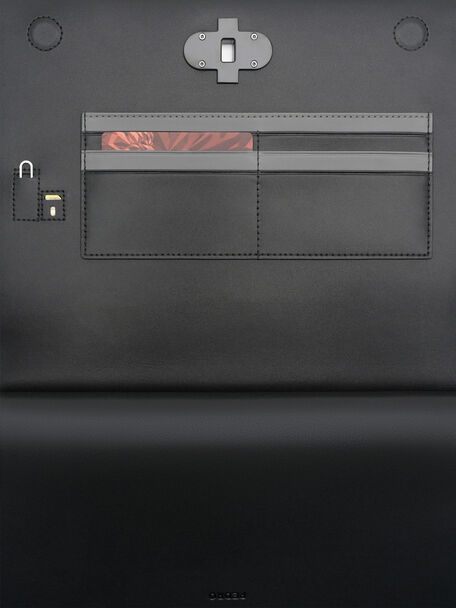 Saffiano Leather Portfolio Bag, 