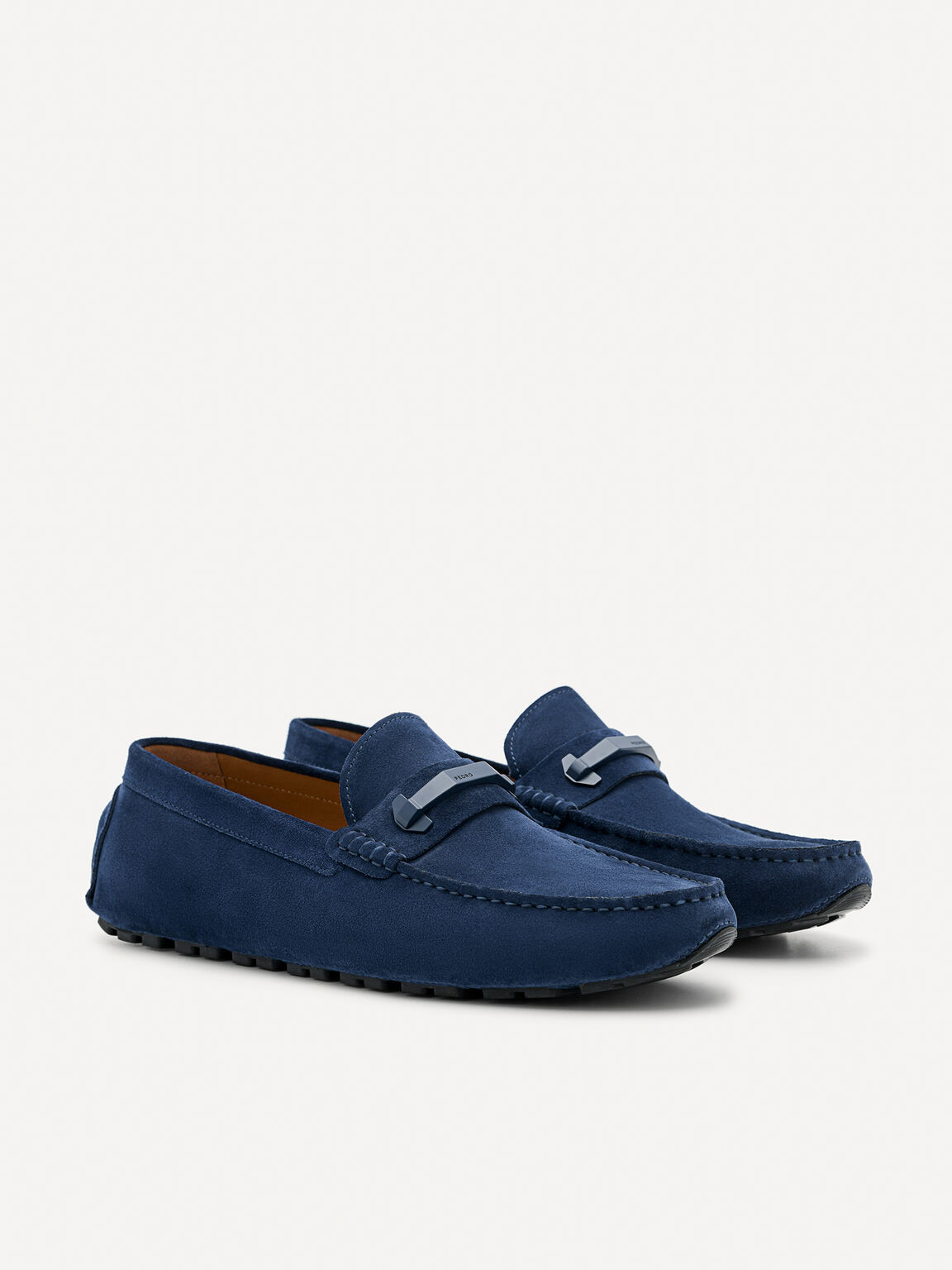 Sepatu Mengemudi Perangkat Keras Kulit, 