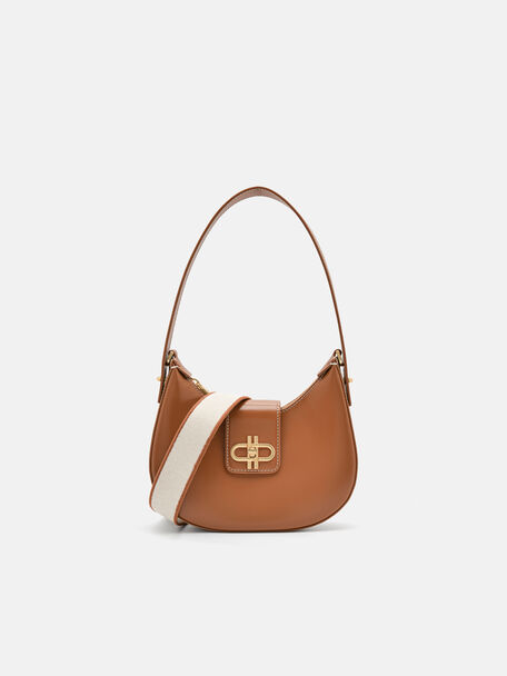 Tas Hobo Kulit PEDRO Icon, Cognac
